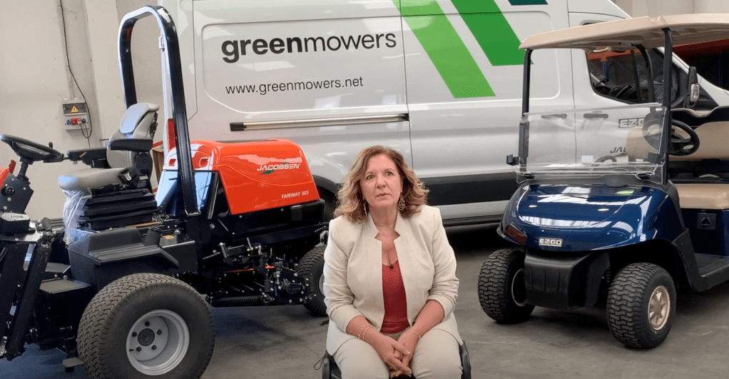Inmaculada Vega, Directora Financiera Green Mowers: «Estamos en el momento perfecto para adquirir nuevas máquinas en el mantenimiento del césped por los fondos públicos para la&nbsp;recuperación»
